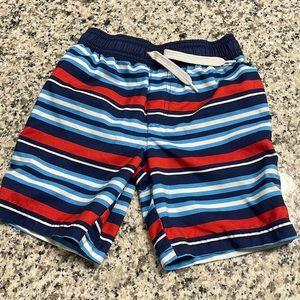 Carters red white & blue swim trunks!🇺🇸🇺🇸